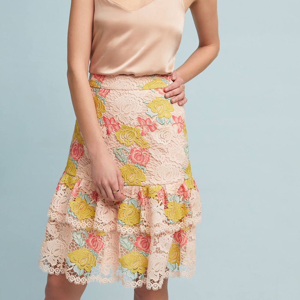 NWT Anthroplogie Gardina Skirt By Hutch Size M